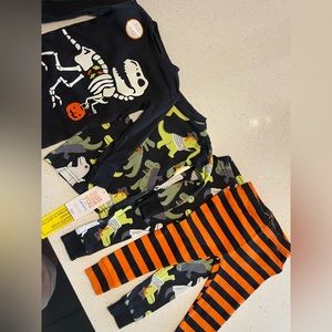 Four piece boys halloween pajamas . 12 months